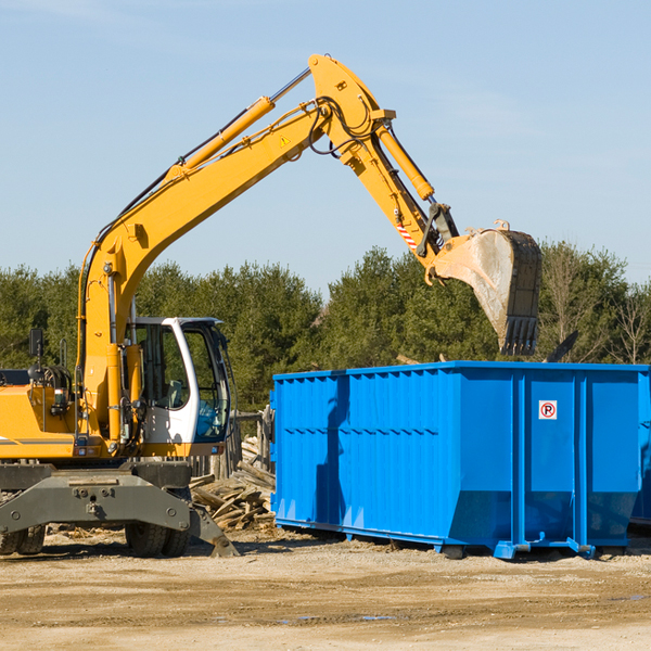 how many times can i have a residential dumpster rental emptied in Los Alvarez Texas